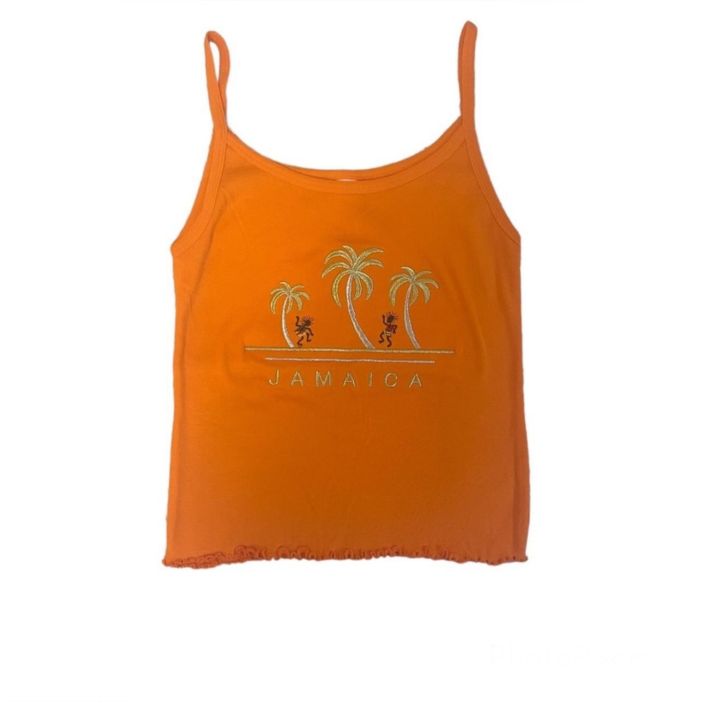 Adorable orange Jamaica T-shirt!